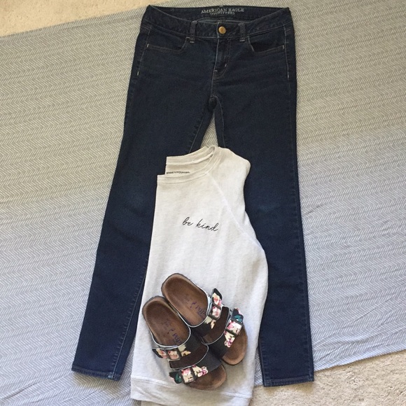 America Eagle Outfitter Dark Wash Jeggings - Picture 3 of 5